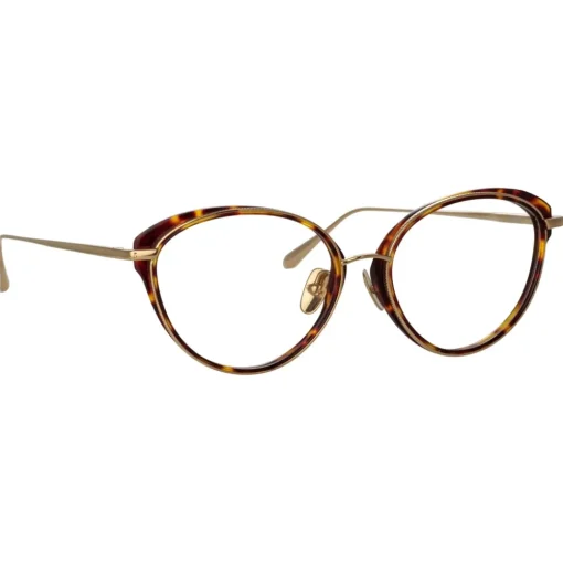 Linda Farrow - Song Cat Eye Optical Frame in Tortoiseshell - LFL1445C4OPT - Eyewear - Avvenice^ Sunglasses