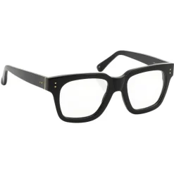 Linda Farrow - The Max D-Frame Optical Glasses in Black - LFLC71C1OPT - Eyewear - Avvenice^ Sunglasses