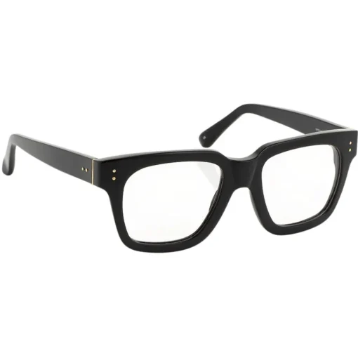Linda Farrow - The Max D-Frame Optical Glasses in Black - LFLC71C1OPT - Eyewear - Avvenice^ Sunglasses
