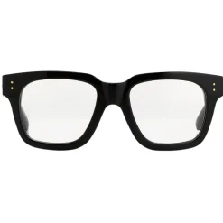Linda Farrow - The Max D-Frame Optical Glasses in Black - LFLC71C1OPT - Eyewear - Avvenice^ Sunglasses