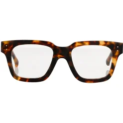 Linda Farrow - The Max D-Frame Optical Glasses in Tortoiseshell - LFLC71C2OPT - Eyewear - Avvenice^ Sunglasses