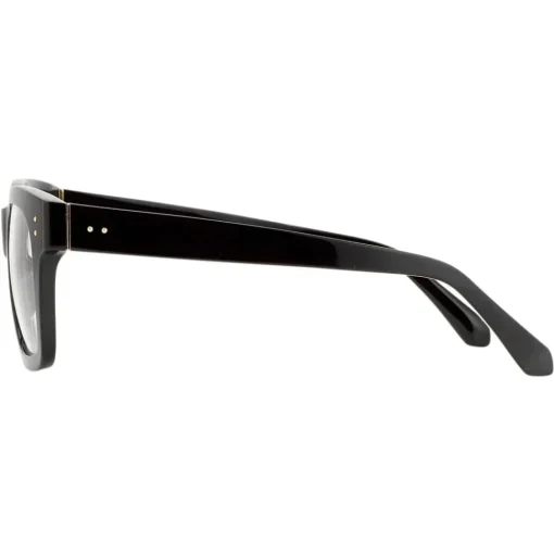 Linda Farrow - The Max D-Frame Optical Glasses in Black - LFLC71C1OPT - Eyewear - Avvenice^ Sunglasses