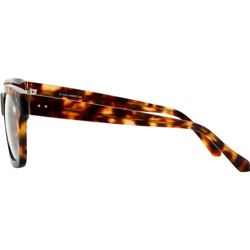 Linda Farrow - The Max D-Frame Optical Glasses in Tortoiseshell - LFLC71C2OPT - Eyewear - Avvenice^ Sunglasses