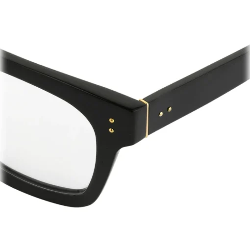 Linda Farrow - The Max D-Frame Optical Glasses in Black - LFLC71C1OPT - Eyewear - Avvenice^ Sunglasses
