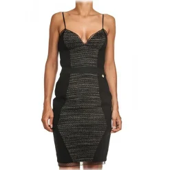 Liu Jo - Bi-Material Sheath Dress - Black/Grey - Dress - Made in Italy - Luxury Exclusive Collection - Avvenice^ Dresses