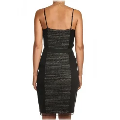 Liu Jo - Bi-Material Sheath Dress - Black/Grey - Dress - Made in Italy - Luxury Exclusive Collection - Avvenice^ Dresses