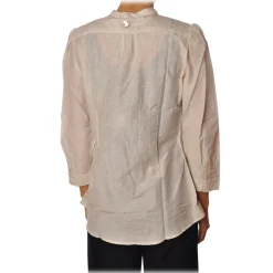 Liu Jo - Core Neck Shirt - Beige - Shirts - Made in Italy - Luxury Exclusive Collection - Avvenice^ Shirts