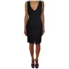 Liu Jo - Lace V-neck Dress - Black - Dress - Made in Italy - Luxury Exclusive Collection - Avvenice