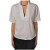 Liu Jo - Shirt with Gold Detail - White - Shirts - Made in Italy - Luxury Exclusive Collection - Avvenice
