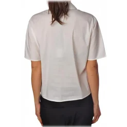 Liu Jo - Shirt with Gold Detail - White - Shirts - Made in Italy - Luxury Exclusive Collection - Avvenice