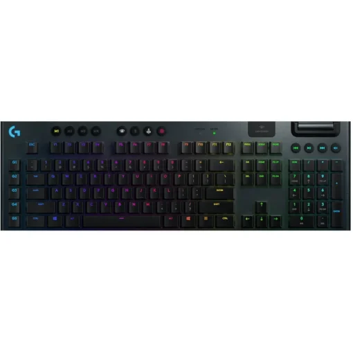 Logitech - G915 Lightspeed Wireless RGB Mechanical Gaming Keyboard - Black - Gaming Keyboard - Avvenice^ Gaming