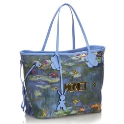 Louis Vuitton Vintage - 2017 Masters Collection Neverfull MM Monet Bag - Blue - Leather Handbag - Luxury High Quality - Avvenice^ Vintage Bags