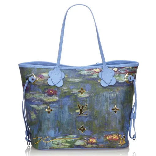 Louis Vuitton Vintage - 2017 Masters Collection Neverfull MM Monet Bag - Blue - Leather Handbag - Luxury High Quality - Avvenice^ Vintage Bags