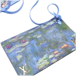 Louis Vuitton Vintage - 2017 Masters Collection Neverfull MM Monet Bag - Blue - Leather Handbag - Luxury High Quality - Avvenice^ Vintage Bags