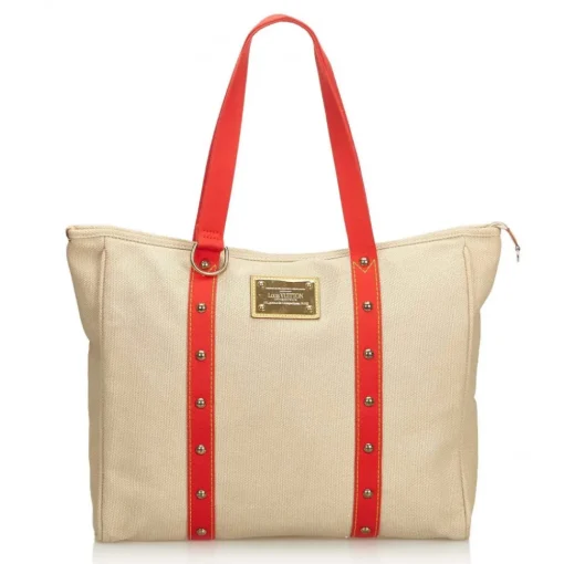 Louis Vuitton Vintage - Antigua Cabas GM Bag - Pink Rose - Canvas and Leather Handbag - Luxury High Quality - Avvenice^ Vintage Bags