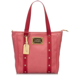 Louis Vuitton Vintage - Antigua Hippo MM Shoulder Bag - Pink - Fabric and Canvas Handbag - Luxury High Quality - Avvenice^ Vintage Bags