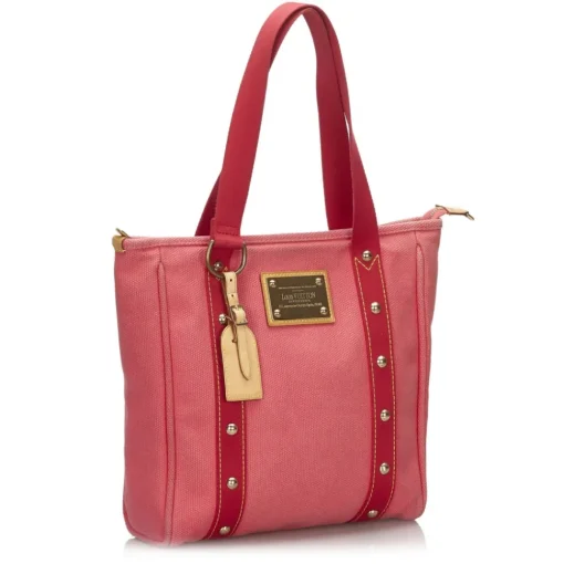 Louis Vuitton Vintage - Antigua Hippo MM Shoulder Bag - Pink - Fabric and Canvas Handbag - Luxury High Quality - Avvenice^ Vintage Bags