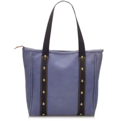 Louis Vuitton Vintage - Antigua Cabas MM Bag - Blue - Fabric and Canvas Handbag - Luxury High Quality - Avvenice^ Vintage Bags