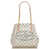 Louis Vuitton Vintage - Damier Azur Cabas Adventure PM Bag - White Ivory Blue - Damier Leather Handbag - Luxury High Quality - Avvenice