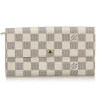 Louis Vuitton Vintage - Damier Azur Sarah Wallet - White Ivory Blue - Damier Leather Handbag - Luxury High Quality - Avvenice