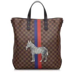 Louis Vuitton Vintage - Damier Savane Atlas Chapman Brothers Zebra Bag - Brown - Leather Handbag - Luxury High Quality - Avvenice^ Vintage Bags