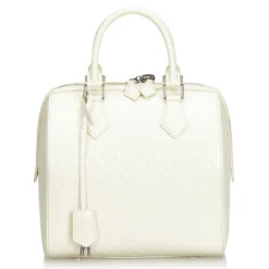 Louis Vuitton Vintage - Damier Facette Speedy Cube PM Bag - White - Damier Leather Handbag - Luxury High Quality - Avvenice^ Vintage Bags