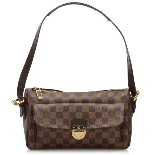 Louis Vuitton Vintage - Damier Ebene Ravello GM Bag - Brown - Damier Canvas and Leather Handbag - Luxury High Quality - Avvenice^ Vintage Bags