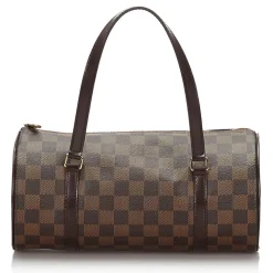 Louis Vuitton Vintage - Damier Ebene Papillon 26 Bag - Brown - Leather Handbag - Luxury High Quality - Avvenice^ Vintage Bags