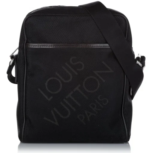 Louis Vuitton Vintage - Damier Geant Citadin - Black - Fabric Canvas and Calf Leather Crossbody Bag - Luxury High Quality - Avvenice^ Vintage Bags