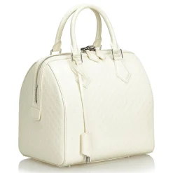 Louis Vuitton Vintage - Damier Facette Speedy Cube PM Bag - White - Damier Leather Handbag - Luxury High Quality - Avvenice^ Vintage Bags