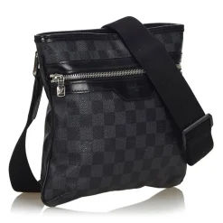 Louis Vuitton Vintage - Damier Graphite Thomas Bag - Graphite - Damier Canvas and Leather - Luxury High Quality - Avvenice^ Vintage Bags