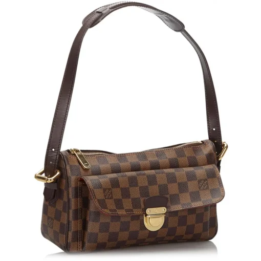 Louis Vuitton Vintage - Damier Ebene Ravello GM Bag - Brown - Damier Canvas and Leather Handbag - Luxury High Quality - Avvenice^ Vintage Bags