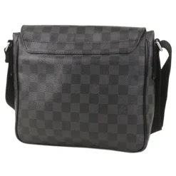 Louis Vuitton Vintage - Damier Graphite District PM - Black Gray - Damier Canvas Crossbody Bag - Luxury High Quality - Avvenice^ Vintage Bags