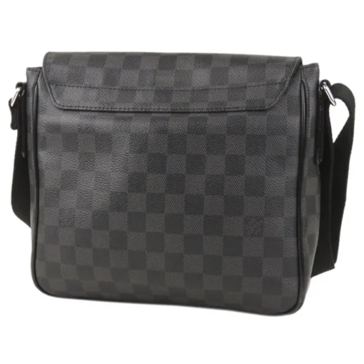 Louis Vuitton Vintage - Damier Graphite District PM - Black Gray - Damier Canvas Crossbody Bag - Luxury High Quality - Avvenice^ Vintage Bags