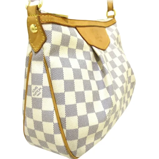 Louis Vuitton Vintage - Damier Azur Siracusa PM - White - Damier Canvas Crossbody Bag - Luxury High Quality - Avvenice^ Vintage Bags