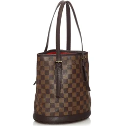 Louis Vuitton Vintage - Damier Ebene Marais - Brown - Leather Handbag - Luxury High Quality - Avvenice^ Vintage Bags