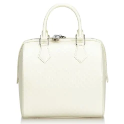 Louis Vuitton Vintage - Damier Facette Speedy Cube PM Bag - White - Damier Leather Handbag - Luxury High Quality - Avvenice^ Vintage Bags