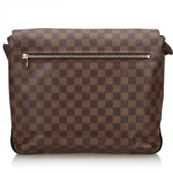Louis Vuitton Vintage - Damier Ebene Brooklyn MM Bag - Brown - Damier Canvas and Leather Handbag - Luxury High Quality - Avvenice^ Vintage Bags