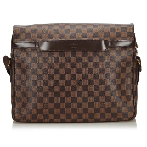 Louis Vuitton Vintage - Damier Ebene Shelton GM Bag - Brown - Damier Canvas and Leather Handbag - Luxury High Quality - Avvenice^ Vintage Bags