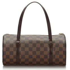 Louis Vuitton Vintage - Damier Ebene Papillon 26 Bag - Brown - Leather Handbag - Luxury High Quality - Avvenice^ Vintage Bags