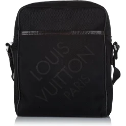 Louis Vuitton Vintage - Damier Geant Citadin - Black - Fabric Canvas and Calf Leather Crossbody Bag - Luxury High Quality - Avvenice^ Vintage Bags