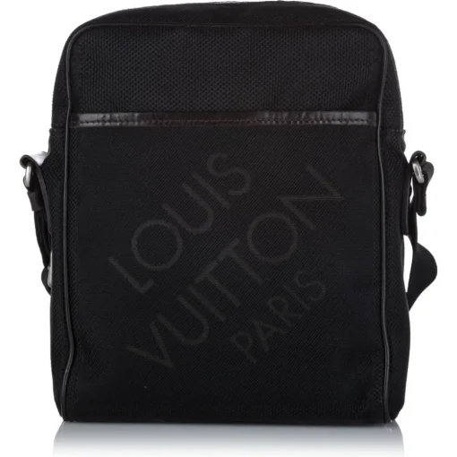 Louis Vuitton Vintage - Damier Geant Citadin - Black - Fabric Canvas and Calf Leather Crossbody Bag - Luxury High Quality - Avvenice^ Vintage Bags