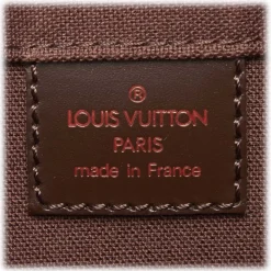 Louis Vuitton Vintage - Damier Ebene Abbesses Bag - Brown - Damier Canvas and Leather Handbag - Luxury High Quality - Avvenice^ Vintage Bags