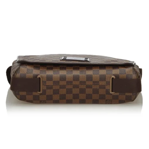 Louis Vuitton Vintage - Damier Ebene Brooklyn MM Bag - Brown - Damier Canvas and Leather Handbag - Luxury High Quality - Avvenice^ Vintage Bags