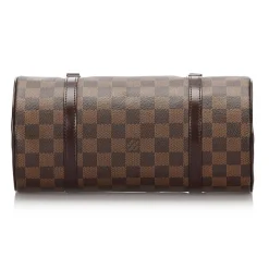 Louis Vuitton Vintage - Damier Ebene Papillon 26 Bag - Brown - Leather Handbag - Luxury High Quality - Avvenice^ Vintage Bags
