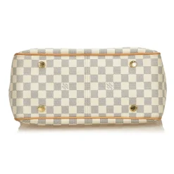 Louis Vuitton Vintage - Damier Azure Figheri PM Bag - White Ivory Blue - Damier Canvas and Leather Handbag - Luxury High Quality - Avvenice