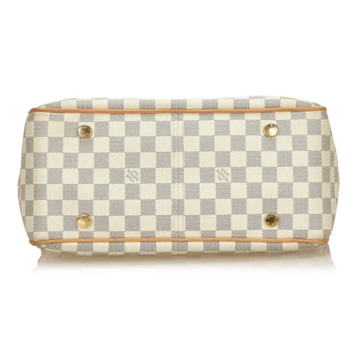 Louis Vuitton Vintage - Damier Azure Figheri PM Bag - White Ivory Blue - Damier Canvas and Leather Handbag - Luxury High Quality - Avvenice