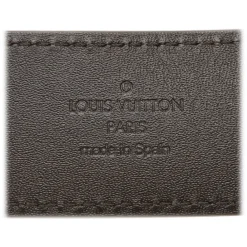 Louis Vuitton Vintage - Damier Graphite City Belt - Black Blue - Leather Belt - Luxury High Quality - Avvenice^ Vintage Belts