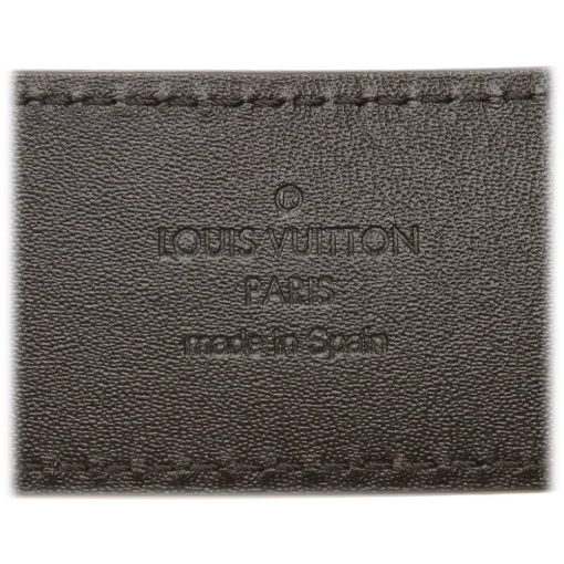 Louis Vuitton Vintage - Damier Graphite City Belt - Black Blue - Leather Belt - Luxury High Quality - Avvenice^ Vintage Belts