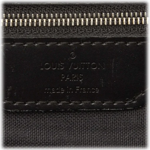 Louis Vuitton Vintage - Damier Graphite Sac Leoh Bag - Black Gray - Damier Canvas and Leather Handbag - Luxury High Quality - Avvenice